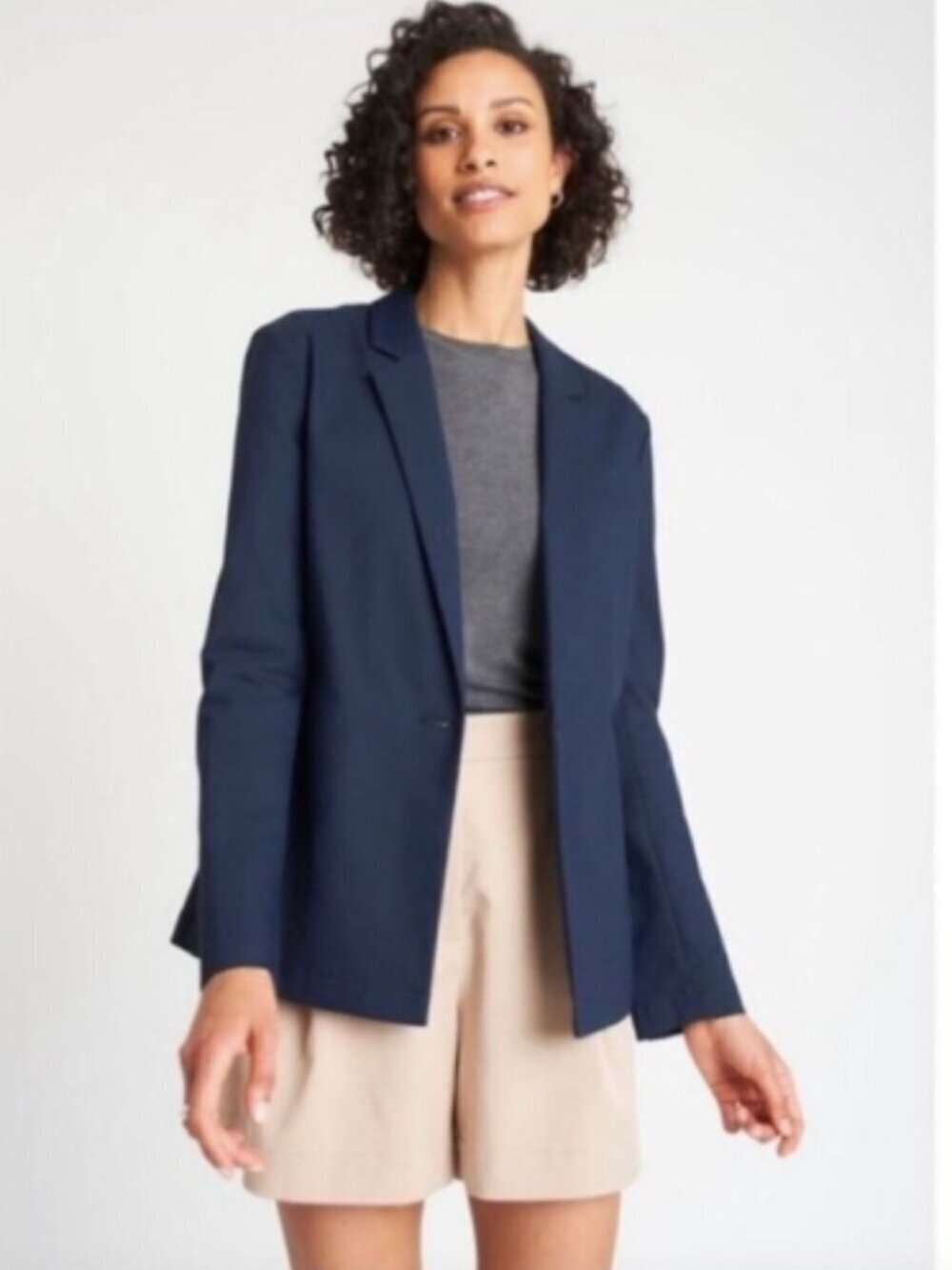 Kit And Ace Blazer Navy 6